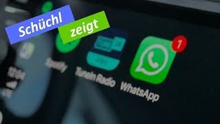 Schüchl zeigt AppConnect mit iPhone CarPlay und WhatsApp [upl. by Idac641]