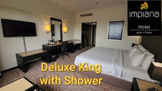 Deluxe King Bed Room with Shower Impiana Hotel Ipoh Perak [upl. by Hsara454]