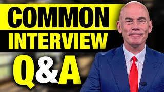 TOP 10 COMMON Interview Questions amp ANSWERS [upl. by Ewen]