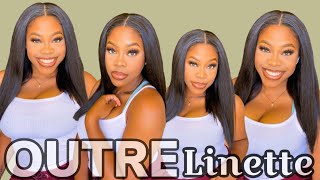 40 Everyday Wig  Outre Perfect Hairline Synthetic HD Lace Wig  LINETTE [upl. by Nydroj]