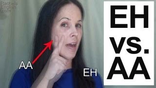 American English Pronunciation EH ɛ vs AA æ Vowels [upl. by Atiuqet]