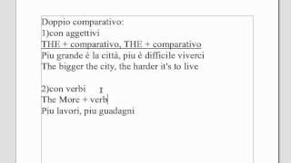 Doppio comparativo Lezione 73 Corso di Inglese [upl. by Palma784]