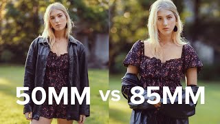 50mm vs 85mm Comparisons for Portrait Photography [upl. by Samara411]