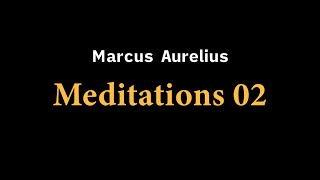 quotMeditationsquot book 02 Marcus Aurelius in reconstructed Ancient Greek by Ioannis Stratakis [upl. by Langer]