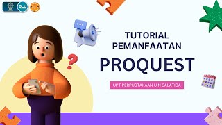 Tutorial Akses Jurnal Proquest [upl. by Leiand]