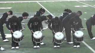 Hightower High School Drum line Peach Bowl Performance Short clip [upl. by Annig]