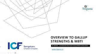 Understanding Gallup Strengths and MBTI and its application in Coaching by Mohit Sethi [upl. by Flo]