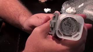 Silver Unboxing My First 2016 Queens Beasts 2 oz Silver Coins [upl. by Kial]