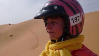 Rallye Aicha des Gazelles 2016  Delphine soutient Gustave Roussy [upl. by Eleahcim]