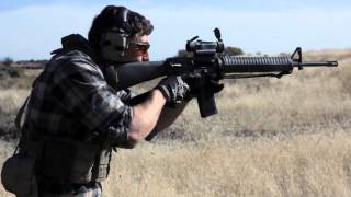 M16A4 clone hammered pair moving and shooting [upl. by Oiretule]