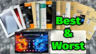 Best And Worst Screen Protectors For Samsung Galaxy Tab S9 Ultra [upl. by Cyrill]