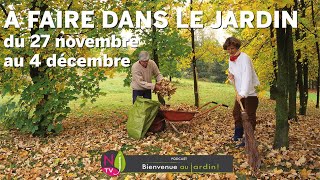 QUE FAIRE DANS LE JARDIN DU 27 NOVEMBRE AU 4 DÉCEMBRE  LES RAPPELS PRATIQUES DE PATRICK ET ROLAND [upl. by Barnum]