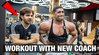 Workout With New Coach 🔥  Intense Shoulder Training  Road To Pro Card  Ep03 [upl. by Katzir]