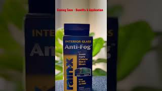 Rain X  Anti fog  Application amp Benefits  Rev the Engine carcare Rainx windshield [upl. by Eelarak]