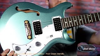 PRS S2 Mira SemiHollow  Frost Green Metallic [upl. by Nahk926]