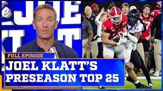 Klatt’s Preseason Top 25 for the 2023 Season  The Joel Klatt Show [upl. by Devonne]