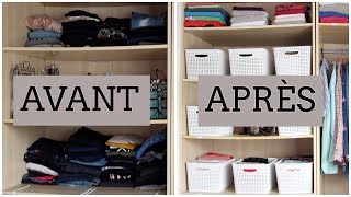 Je Réorganise mon Dressing  Armoire⎢Astuces et Organisation [upl. by Odracer]