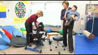 EasyStand Bantam Chayton Cerebral Palsy fitted in Standing Frame [upl. by Medwin344]