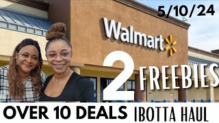 Walmart Deals 51024 Walmart Ibotta Haul At Walmart This Week 2 FREEBIES OVER 10 DEALS [upl. by Lederer202]