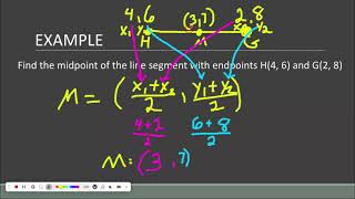 Midpoint and Distance Guided Notes [upl. by Lucretia]