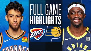 THUNDER at PACERS  FULL GAME HIGHLIGHTS  April 5 2024 [upl. by Merralee340]