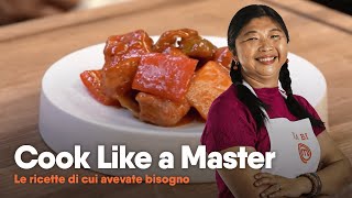 Ricetta maiale in agrodolce  Jia Bi Ge  Cook Like a Master [upl. by Novyar622]