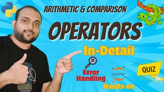 Master Arithmetic amp Comparison Operators with error handling in Python  ARN analytics [upl. by Mazurek834]