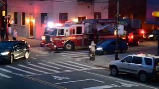 FDNY  Multiple Units Responding to Rubbish Fire [upl. by Ellebyam]