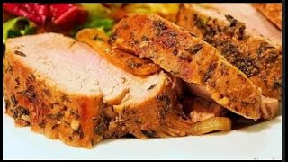 Polędwiczka wieprzowa pieczona  Rewelacja Pork tenderloin recipe  MajkelGotuje [upl. by Yuzik]