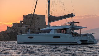 Saba 50  Fountaine Pajot Sailing Catamarans version française [upl. by Ellerd]