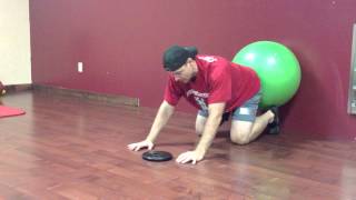 Corrective Exercise Quadruped Scapular Rotation to Scaption [upl. by Vilma569]