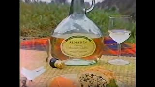 Almaden Mountain Chablis  Retro Commercial 1983 retrocommercials almadenmountain backin2and2tv [upl. by Yrreb200]