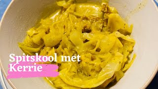 Spits kool met Kerrie en Kokosmelk  Cabbage Curry [upl. by Cochran911]