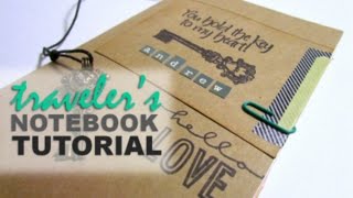 DIY Travelers Notebook Insert Tutorial [upl. by Marlowe]