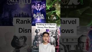 Ranking Marvel Disney Plus Shows Part 1 mcu marvel marvelstudios avengers avengers viral [upl. by Racklin]