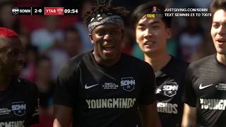 SIDEMEN FC VS YOUTUBE ALLSTARS 2018 Goals amp Highlights [upl. by Rebmyk]