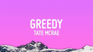 Tate McRae  greedy Lyrics [upl. by Fredette]