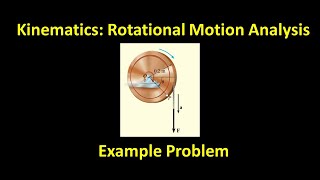 Rotational Kinematics Example Problem [upl. by Knight]