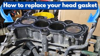 How to replace a head gasket on a 2017 Hyundai Elantra [upl. by Izogn]