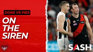 Essendon vs Collingwood Reaction  On The Siren [upl. by Janik]