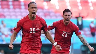 Denmark 20 Scotland  World Cup  Qualification  All goals and highlights  01092021 [upl. by Anaihsat]