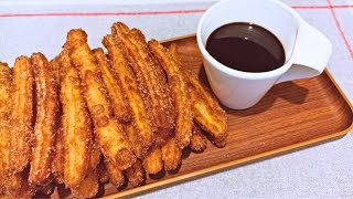 Easy churros recipe at home Best mini churros snacks for party churros [upl. by Lauraine]