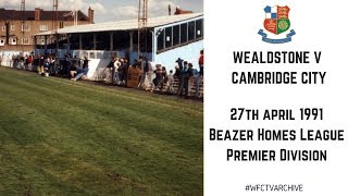 Wealdstone v Cambridge City April 1991 WFCTVArchive [upl. by Aryhs19]