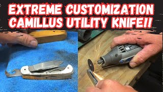 EXTREME Customization of a Camillus Utility Knife [upl. by Neenej]