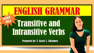 TRANSITIVE AND INTRANSITIVE VERBS  ENGLISH GRAMMAR [upl. by Marian158]