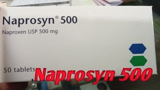 Naprosyn 500   Naproxen USP 500 mg  কাজ এবং ডোজ [upl. by Annah]