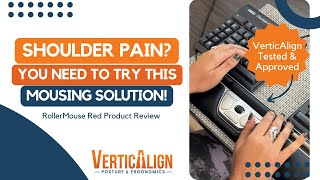 Painful Shoulder From Mousing  Product Review RollerMouse Red by Contour [upl. by Jarad]