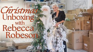 Christmas Unboxing with Rebecca Robeson  2024 Christmas Decor [upl. by Pinto]