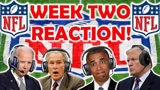 US Presidents React NFL Week Two [upl. by Corly]