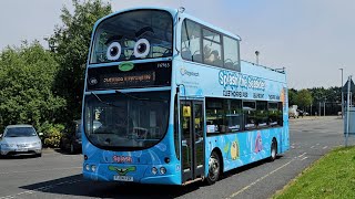 Stagecoach Bus Grimbsy 16965 Splash On Loan To Skegness [upl. by Drehcir155]